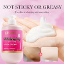LKIAE Vitamin C and Vitamin E Lightening Body Lotion, Whitening, Softening, 24 Hours Moisturizing, Rapid Absorption, 500ml