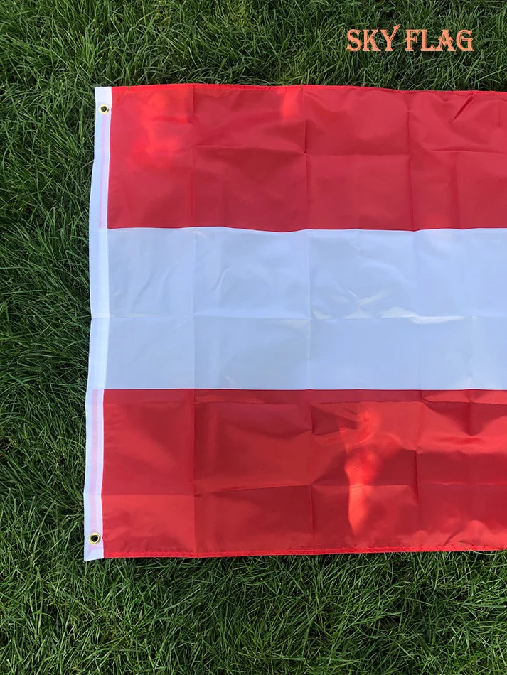 SKY FLAG Austria Flag 90x150cm hanging polyester printed AT Austria Flag Banner for Home Decoration