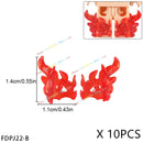 10PCS Special Effects Pieces Arm Fist Wind Lightning Leg Flames Assemble Scene Bricks Weapons Accessories Kids Toys