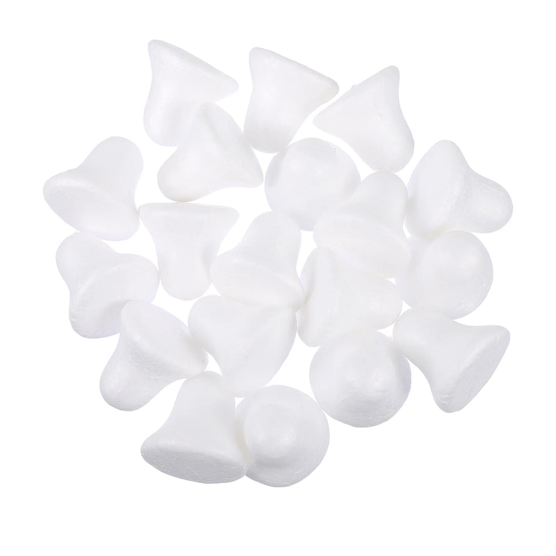 50 Pcs Polystyrene Jingle Bell Foam Bells Shape Crafts Bubble Foams Mold DIY Mould Christmas Tree