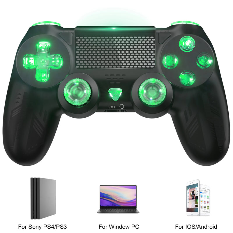 7-Color Flash For PS4 Playstation 4 Gamepad Printing Wireless Gaming Controller Pc Control For Andriod/Ios Mobile Phone Joystick