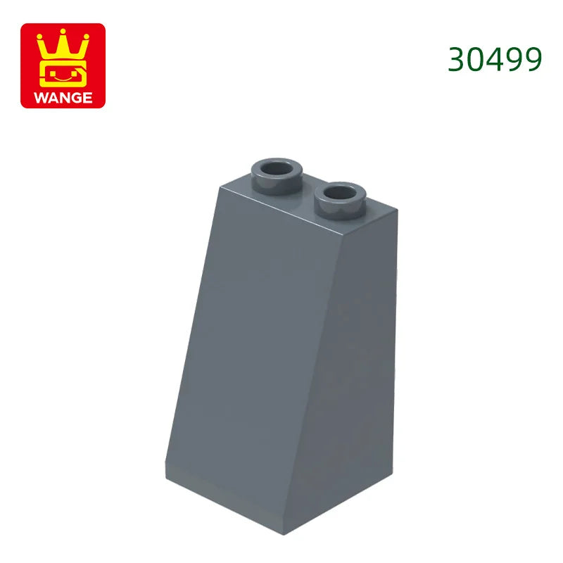 Wange 34Pcs/Lot 30499 2x2x3 Slope Building Block Moc Accessories Compatible with Brick DIY Construction Children Toys Gift Box