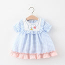 Melario Children's Clothing Baby Girl Clothes Summer Party Clothing for Girls Dress Cherry Dot Princess Dresses Bow Hat Outfits