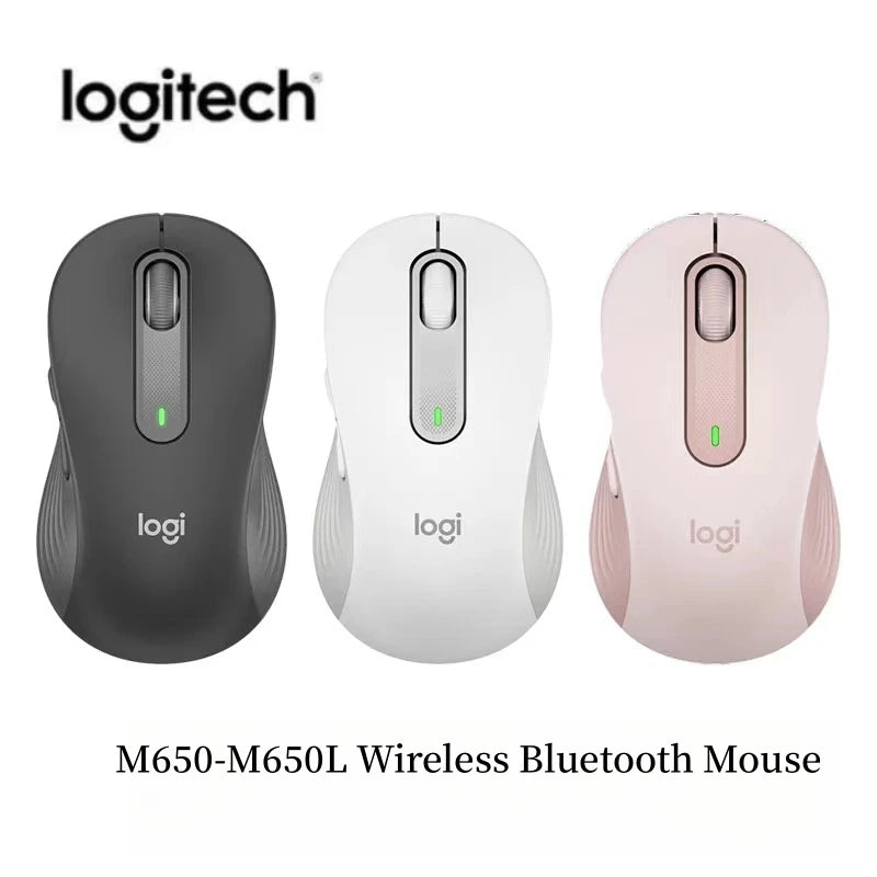 Logitech M650 Wireless Bluetooth LSilent Mouse Office Laptop Sensor Technology Advanced Optical Programmable Buttons Mice