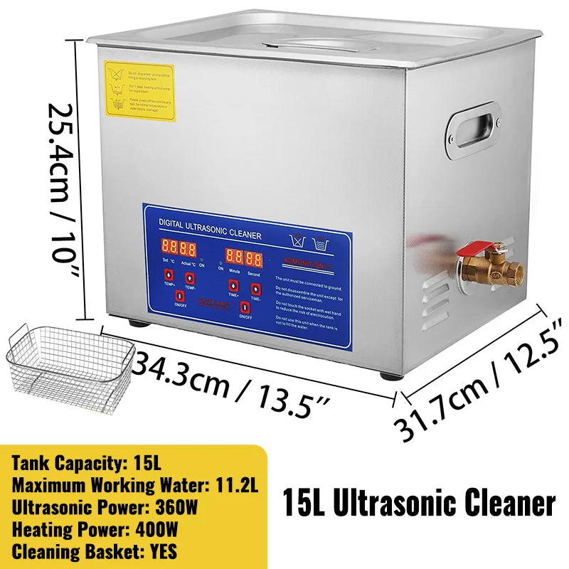 SucceBuy 1.3L 2L 3L 6L 10L 15L 22L 30L Ultrasonic Cleaner Lave-Dishes Portable Washing Machine Ultrasound Home Clean Appliances