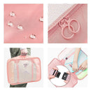 7-teiliges Set Reisetaschen-Organizer Kleidung Koffer Reise-Organizer Decke Schuhe Organizer Tasche Kofferbeutel Packwürfel