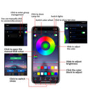14 in 1 RGB Car Interior Ambient Light With 8M Neon Led Strip Lights App Control Decorative Light Atmosphere Dashboard Lamps 12V