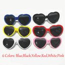 Heart-shaped Special Effect Glasses Heart Diffraction Glasses Lights Become Love Image Fashion Creative Gifts