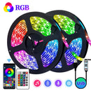 LED-Lichtleisten RGB 5050, 5V 1M-30M, 16 Millionen Farben, RGB, LED-Lichtleiste Musiksynchronisation, Farbwechsel für Party und Zuhause