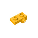 Gobricks 10PCS Bricks Plate Modified 1 x 2 with Pin Hole on Bottom compatible with lego 18677 28809 pieces of children's toys