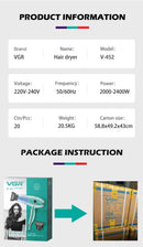 The Ion Architect | Professional 2400W Negative-Ion Hair Dryer