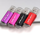 JASTER USB-Flash-Laufwerke 64 GB 32 GB Metall 16 GB USB 2.0 8 GB Schwarz 4 GB Speicherstick Pendrive Kostenloses individuelles Logo Werbegeschenk Schlüsselring