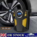 Digital tyre inflator DC 12V portable air compressor with 3 nozzle adapters For car tyres and other inflatable equipment