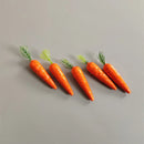 10Pcs Artificial Carrot Fake Foam Vegetables Mini Carrot Easter Decoration Party Doll House Accessories Food Photography Props