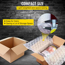 SucceBuy 984Ft Air Cushion Film Bubble Bags PE Air Cushion Wrap Film Packaging Shockproof Cushioning Rolls for Wrap Machine