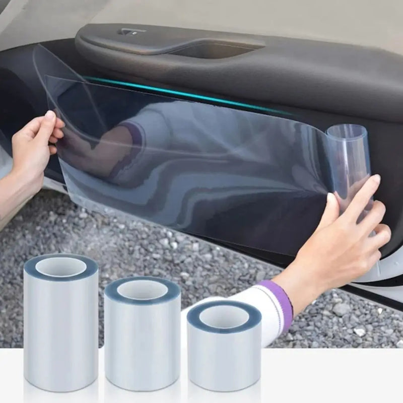 Car Film Patch Transparent Protective Film Anti Dirt Car Covering Wrap Sticker Film Kick Prevention Car Headlight Protection