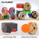 The LayerStack | 10-Roll 1.75mm 3D Printer Filament Collection (PLA / PETG / SILK)
