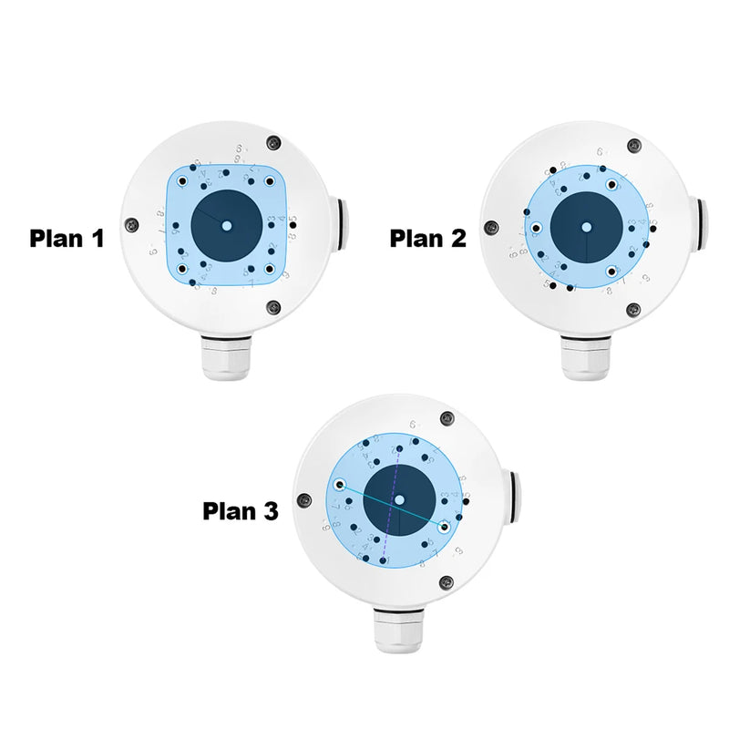 Techage IP66 Waterproof Iron Junction Box For Security Surveillance IP Camera Brackets CCTV Accessories For Cameras