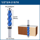 XCAN Milling Cutter 12.7mm Shank Flush Trim End Mill Solid Carbide Spiral Double Bearing CNC Router Bit For Wood