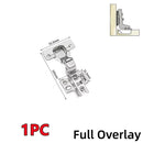 ZEXEF Stainless Steel Hydraulic Hinges Cabinet Door Spring Hinge Damper Buffer Quiet Closing Kitchen Cupboard Furniture Hardware