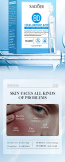 Hyaluronic Acid Instant Wrinkle Remover Essence Fade Fine Lines Face Serum Anti Aging Firming Lifting Whitening Korean Skin Care