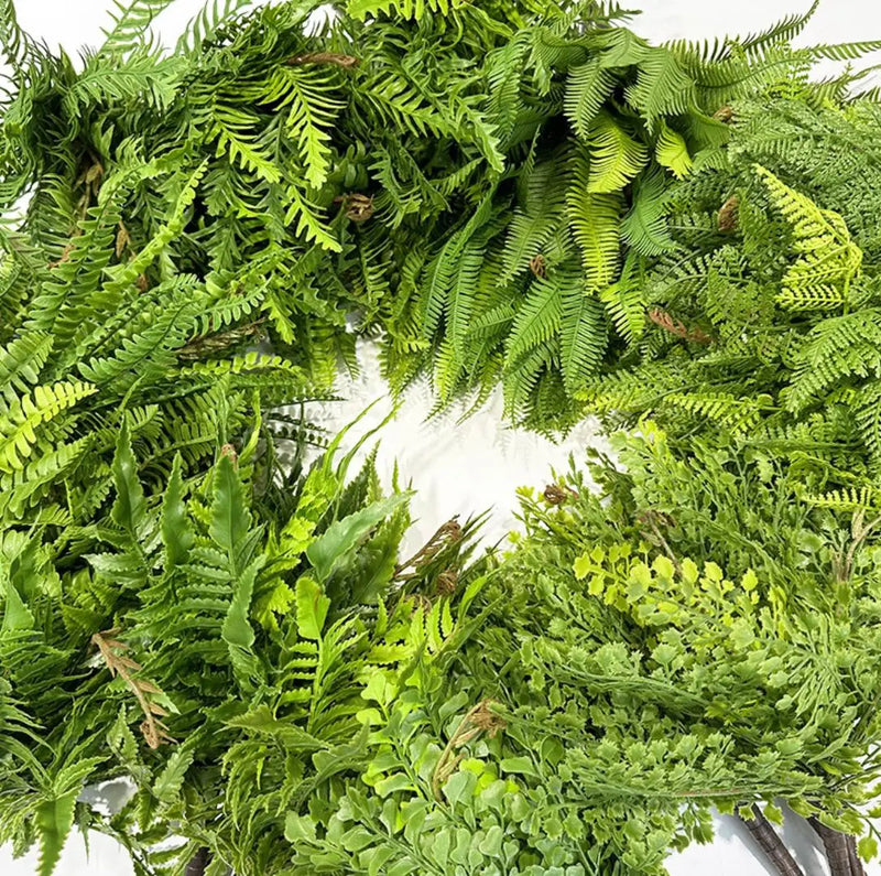 Artificial Fern Leaf Persian grass Plant Wall accessories greening material DIY landscaping home garden decoration Office