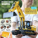 MOULD KING 13112 Technic Auto Spielzeug Der MOC-2513 APP & RC motorisierte Bagger Modell Bausteine Ziegel Kinder Weihnachtsgeschenk