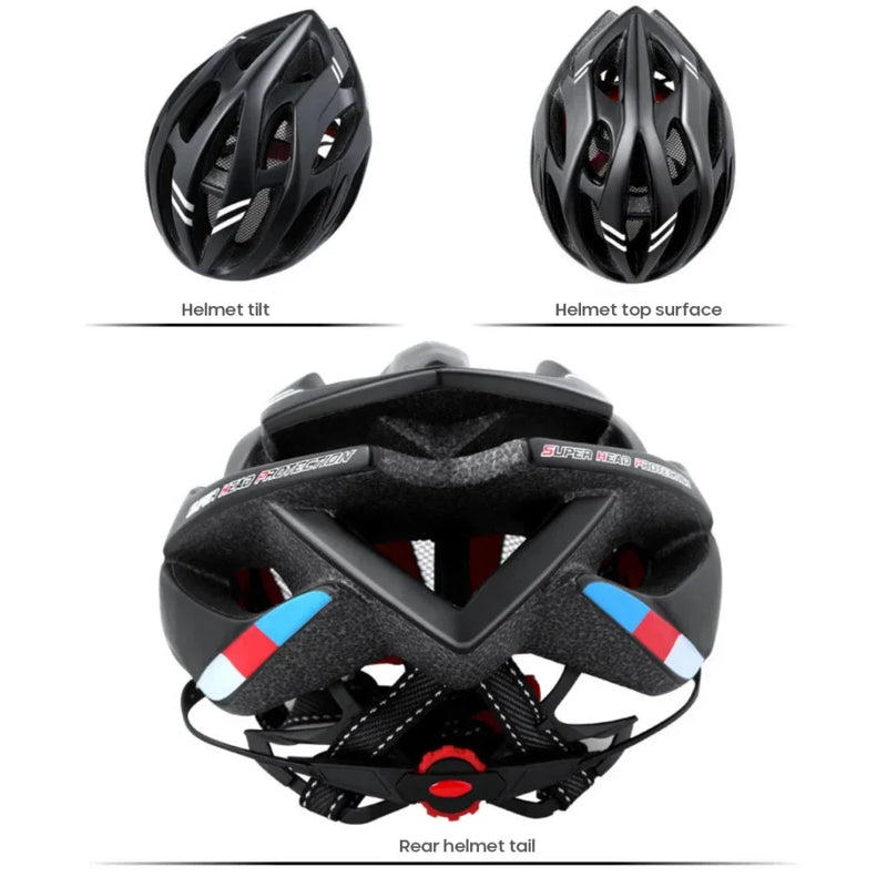 Cycling Helmet Bike Helmet Ultralight Safety Caps Helmet MTB Road Bicycle Helmet Riding Equipment for Man Women Cycling Helmets