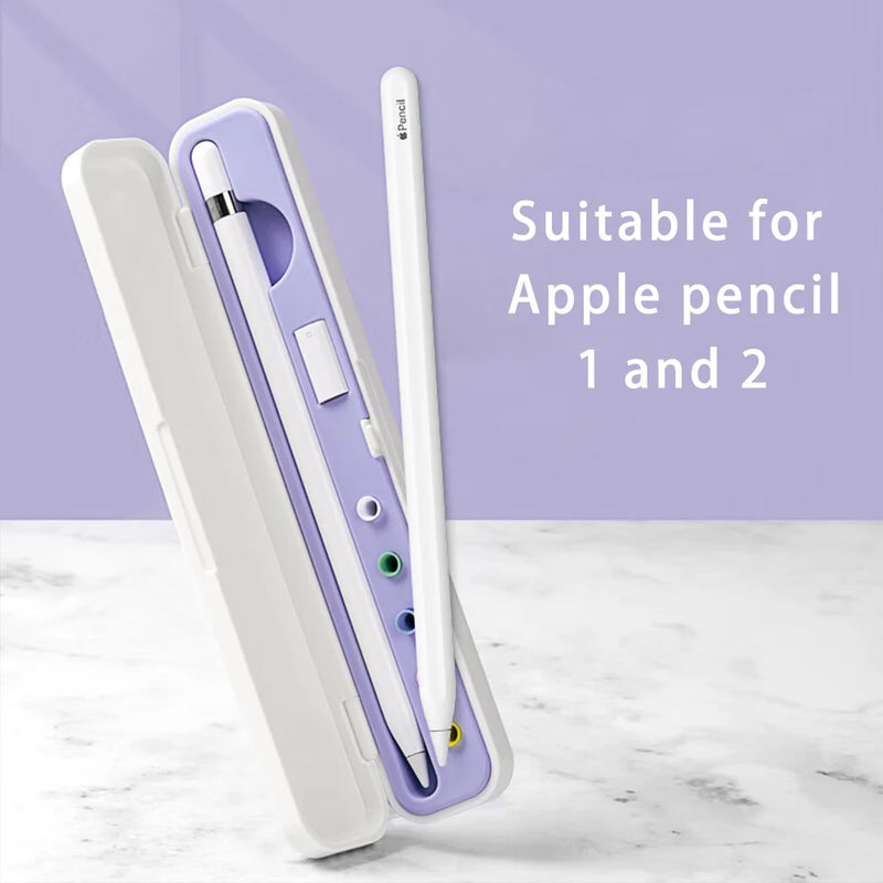 For Apple Pencil Box 1 2 Portable Holder Nib Case iPencil Accessories Stylus ipad Pencil Protection Case Touch Pen Cover Storage