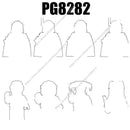 PG8282 Action Figures Movie accessories Building Blocks Bricks toys PG2235 PG2236 PG2237 PG2238 PG2239 PG2240 PG2241 PG2242