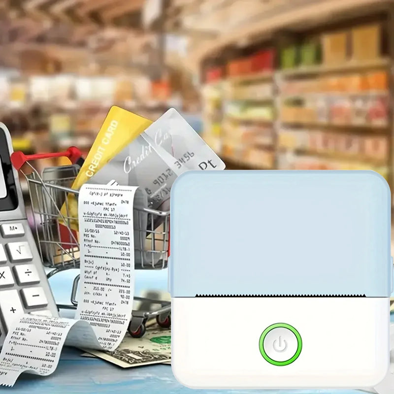 Mini HD Portable Label Thermal Printer Endurance Bluetooth Printer for Student Error Title Note Wrong Pocket Inkless Printing