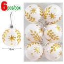 The Solstice Set | Hand-Painted 6cm Christmas Baubles