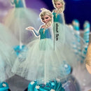 Disney Princess Cake Decoration Frozen Cake Cupcake Toppers Cake Flag for Baby Shower Happy Birthday Supplies Party Cake Decor