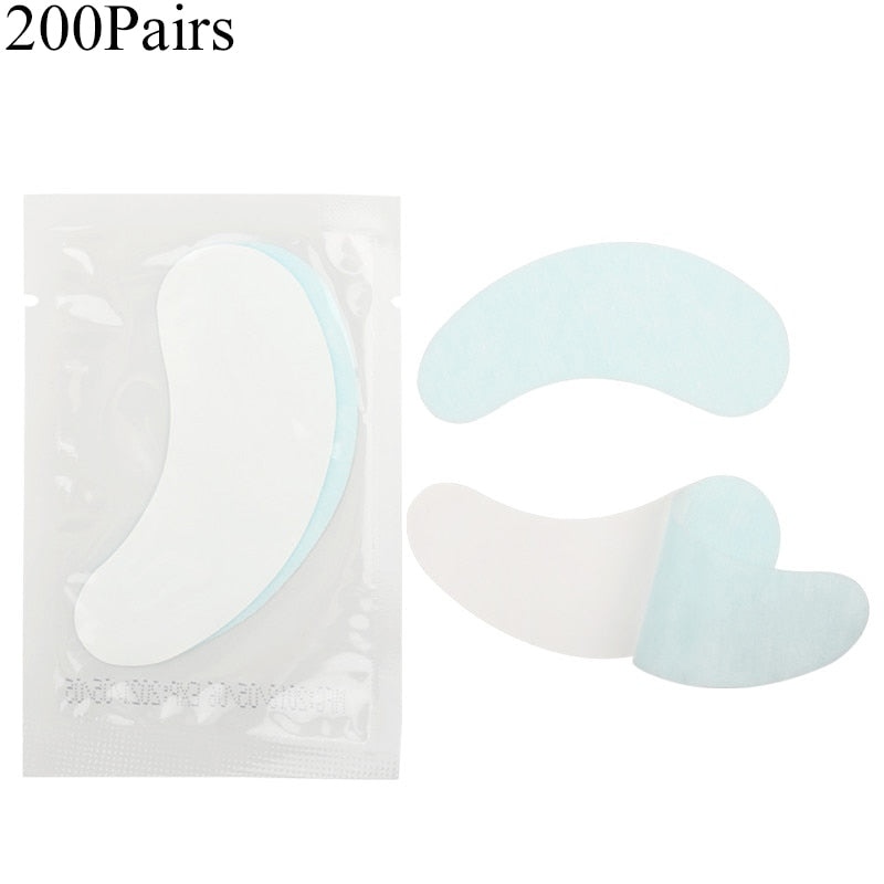 50/100/200 Pairs Under Eye Pads New Design Eye Gel Patches Lint Free Eyelash Pad for Lash Extensions Beauty Eyes Makeup Tools