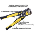 Automatische Kabelabisolierzange Selbsteinstellende Crimpzange Terminal Werkzeug AWG24-10 (0,2-6,0MM2)