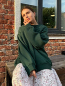Wolfeel Oversized Hoodies & Sweatshirts for Women Autumn Winter Thick Warm Fleece Sweatshirt Girls Streetwear Loose Pullovers