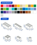 Gobricks 10PCS MOC DIY Bricks Modified T-Shape Thick 3 x 3  Compatible with 60484 Educational Creative Brick DIY Assembles Part