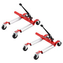 SucceBuy Wheel Dolly Heavy Duty Vehicle Positioning Ratchet Tire Jack Max Capacity 1500 Lbs Car Dolly for Car Auto Repair Moving
