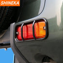 SHINEKA Auto Rückleuchten Dekoration Abdeckung Nebelschlussleuchte Zierrahmen für Suzuki Jimny 2007-2017 Exterieur Zubehör