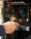 WOLFBOX MF50 Electric Air Duster Air Blower-110000RPM Super Power, Rechargeable 3-Gear Brushless Motor for Car/PC/Home/Outdoor