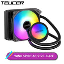 TEUCER AF-S360 CPU Water Cooling Cooler, LGA 2011 V3 X99 Motherboard Dazzle Color Liquid Cooling Radiator For 1700 1200 115X AM4