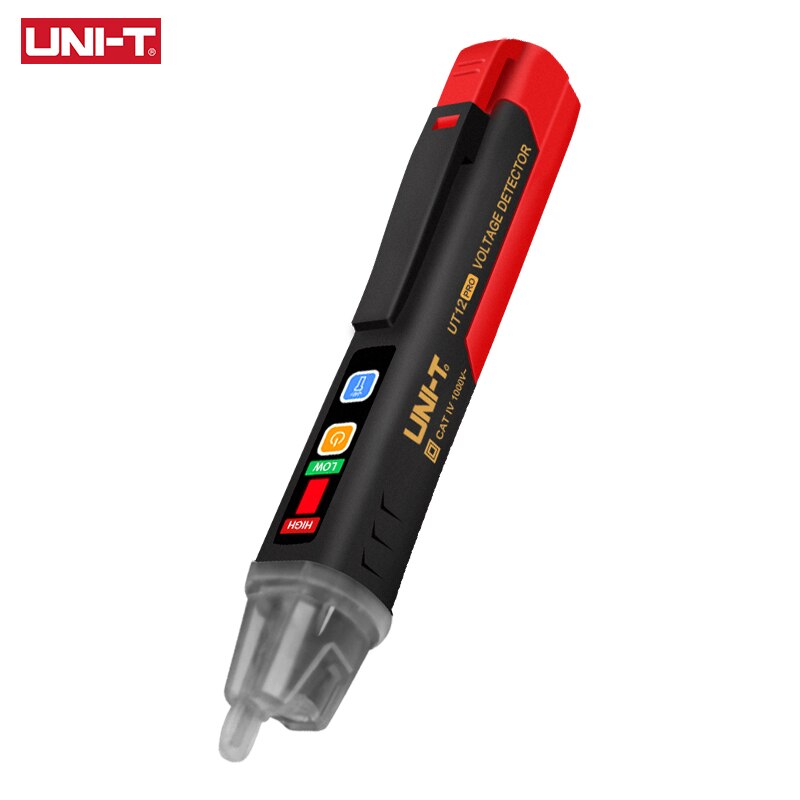 UNI-T UT12D Pro AC Voltage Tester Detector Non-contact Indicator Pencil Stick 12V-1000V Electric Power LED Light Sensor Meter