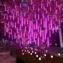 3pcs 24 Tubes Meteor Shower Rain LED String Lights Christmas Decorations Outdoor Street Garland Wedding Fairy Garden Decor 2023