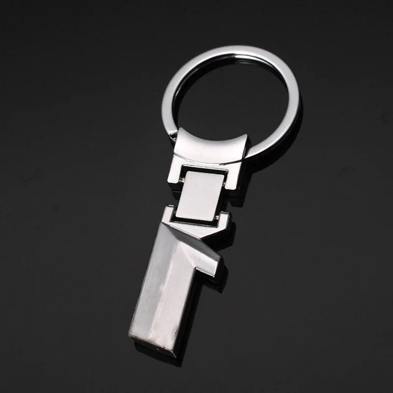 Car Keychain Holder Digital Key Ring Pendant Modified Digital Logo Metal For BMW X 1 3 5 6 7 8 Series Car Interior