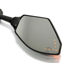 1 Pair Motorcycle LED Turn Signal Mirrors For HONDA CBR600RR 1000RR 500R SUZUKI SXR1000 Hayabusa SV650S GSXR600 GSXR750