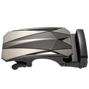 Men's Belt Buckle Accessories Business Ratchet Automatic Alloy Metal Buckle For 3.5cm Width Leather Belt Strap No Holes