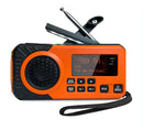 DAB/DAB+/FM Digital Radio with 5000mAh power bank Solar Emergency SOS Radio with  hand crank recharge  lamp and Torch for camp