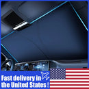 Car Windshield Sun Shade Blocks UV Rays Sun Visor Protector Foldable Car Sunshade Protector Parasol Summer Sun Interior Parts