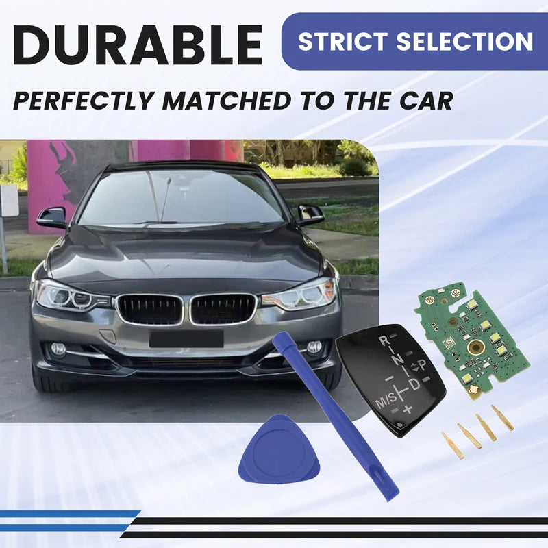 Car Gear Shift Knob Panel W/LED Circuit Board Repair For BMW 2 3 5 6 7' X3 X4 X5 X6 LHD