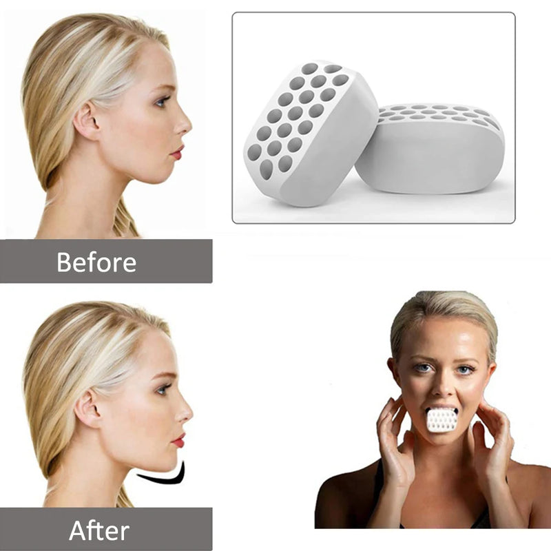 1PC Jaw Line Exerciser Ball Jaw Line Trainer Face Facial Muscle Exercise Ball  Chew Ball Workout Fitness Equipment Fitness